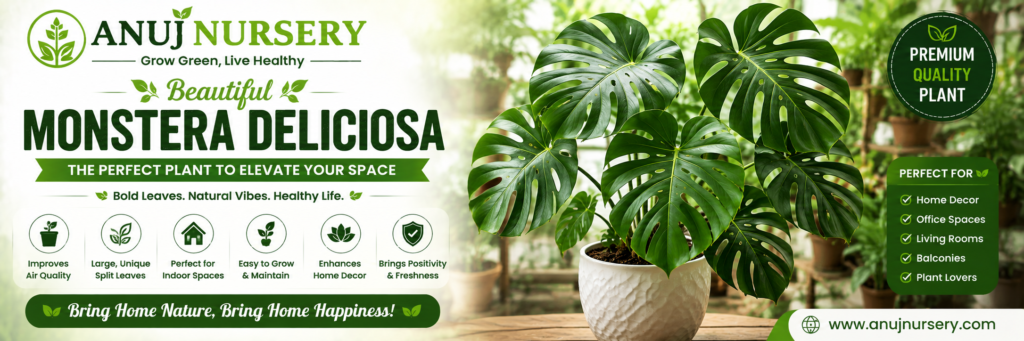 Buy  Monstera Deliciosa Plant from Anuj Nursery