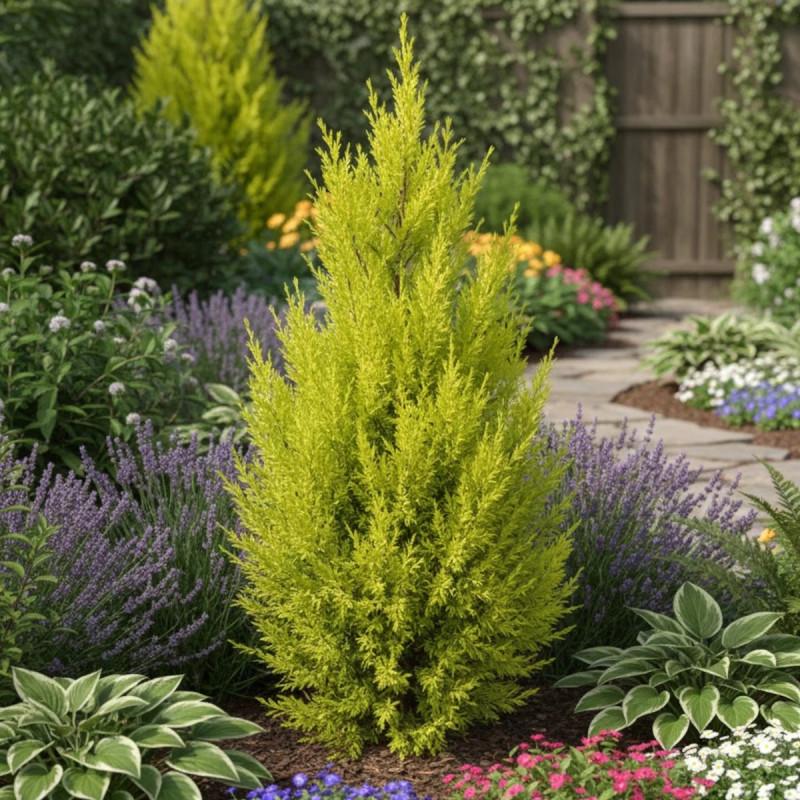 Golden Cypress (Cupressus macrocarpa 'Goldcrest') Live Plant | Lemon Cypress | Evergreen Ornamental Plant | Indoor & Outdoor Decorative Plant - Image 3