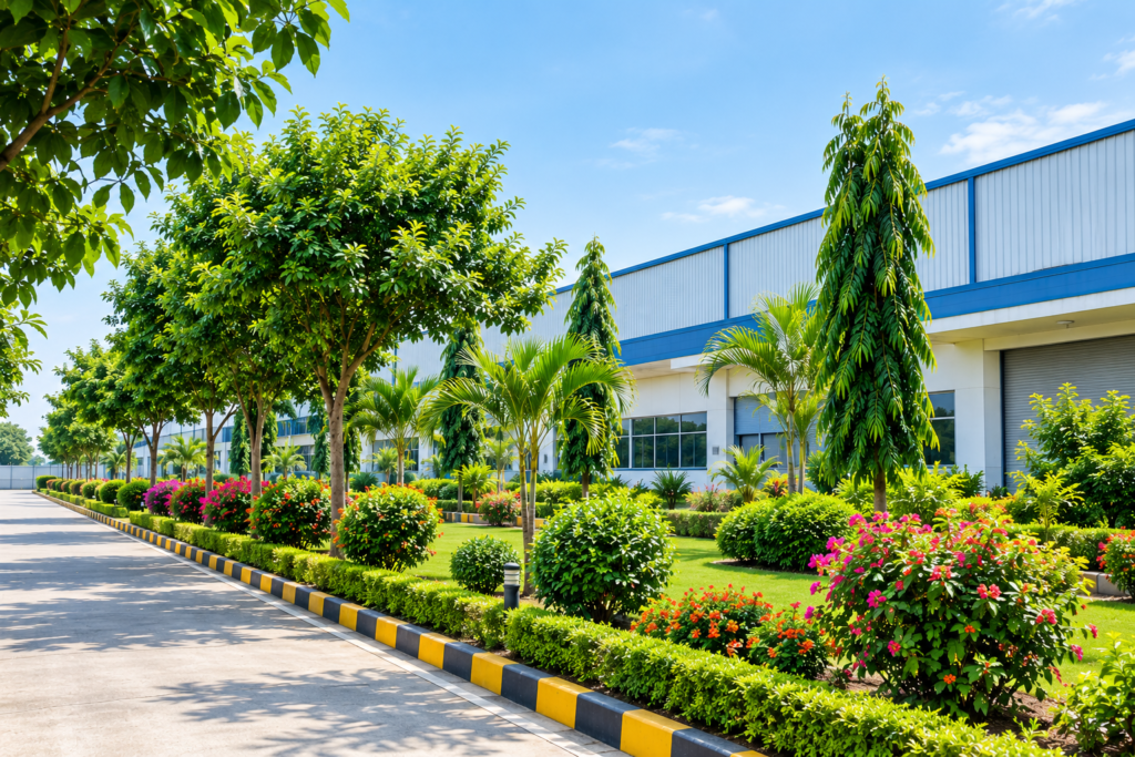Factory landscaping plants in Saharanpur