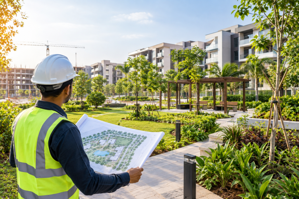Landscaping checklist for real estate developers planning a residential project