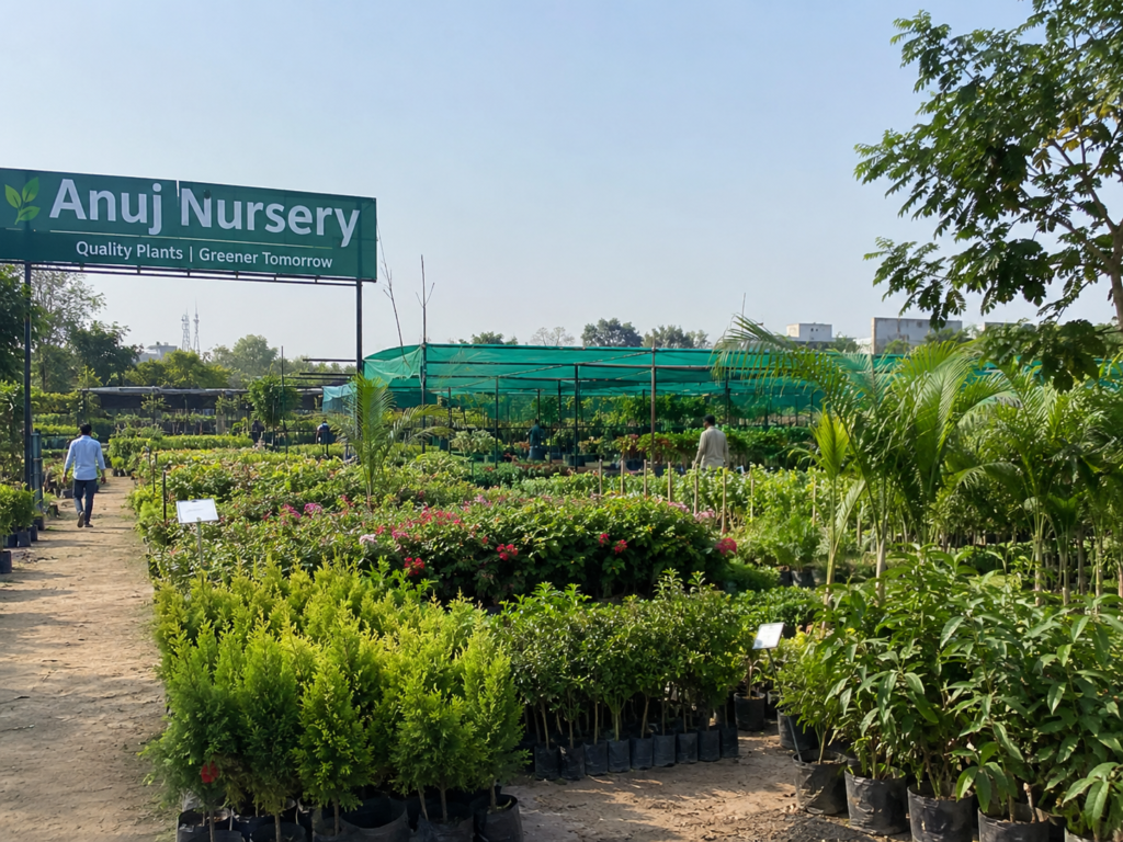 Quality nursery plants at Anuj Nursery in Saharanpur