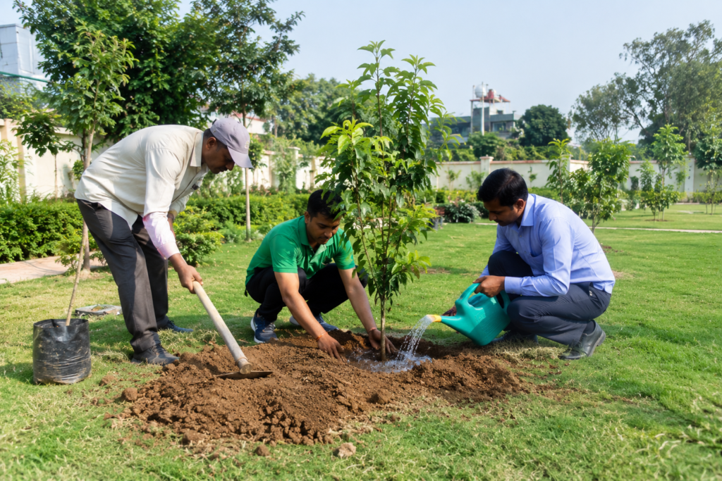 Tree plantation for Saharanpur properties